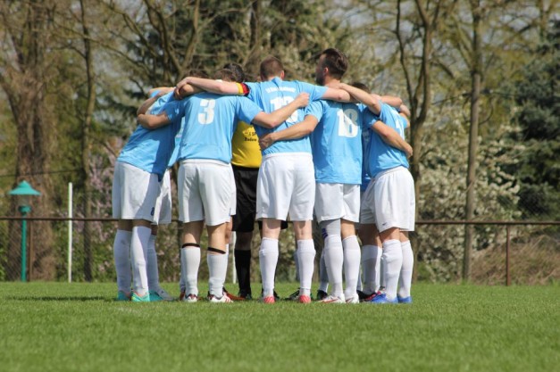 Einstimmung vor jedem Spiel (Foto: F. Mattuschka)