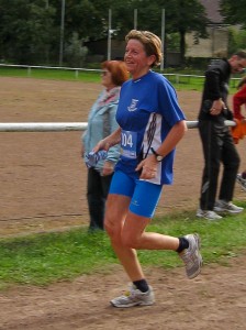 Rosi beim Lauf