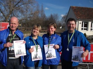 Detlef, Susanne, Rosi und Jörg in Ortrand 